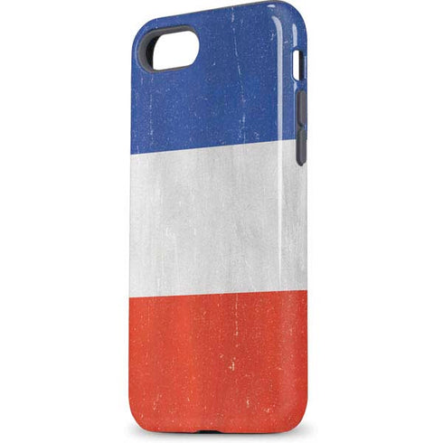 French Flag Distressed iPhone 8 Pro Case